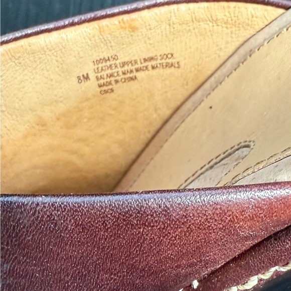 SOFFT WOMENS DARK BROWN MAROON MULES TOOLED LEATHER UPPER SIZE 8 M - Picture 13 of 14